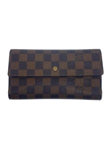 LOUIS VUITTON / ボルト・トレゾール・インターナショナル/ダミエ・エベヌ/レザー/BRW/レディース/N6121 LOUIS VUITTON(ルイヴィトン) / ポルト・トレゾール