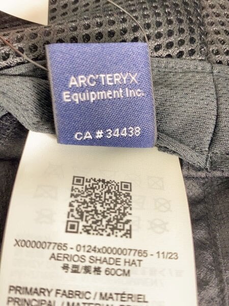 ARC'TERYX(アークテリクス) / バケットハット/XL/ナイロン/BLK/無地