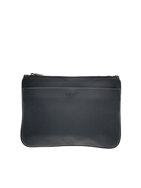 BALLY(バリー) / クラッチバッグ/レザー/GRY | 中古品の販売・通販なら 