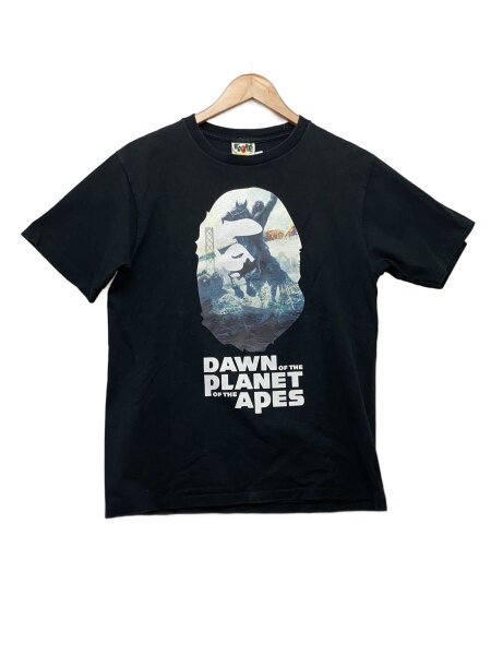 A BATHING APE(アベイシングエイプ) / Tシャツ/M/コットン/BLK/猿の 