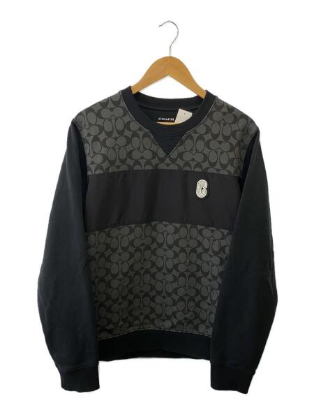 COACH / スウェット/L/コットン/BLK/総柄/c7816 COACH(コーチ) / スウェット/M/コットン/BLK/総柄/C7816 | 古着の販売