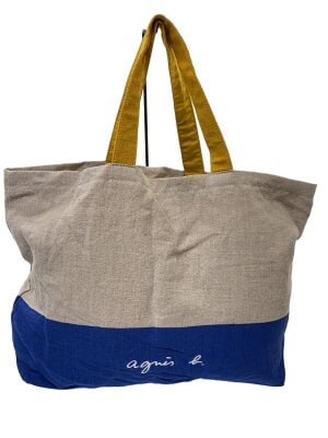 agnes b.(アニエスベー) / ラフィアミニトートバッグ/マルチカラー