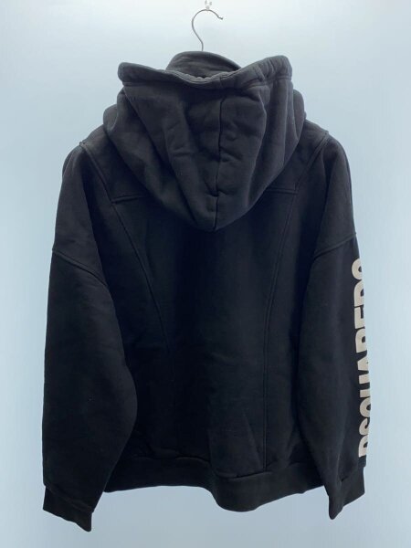 DSQUARED2(ディースクエアード) / ジップパーカー/S/コットン/BLK 