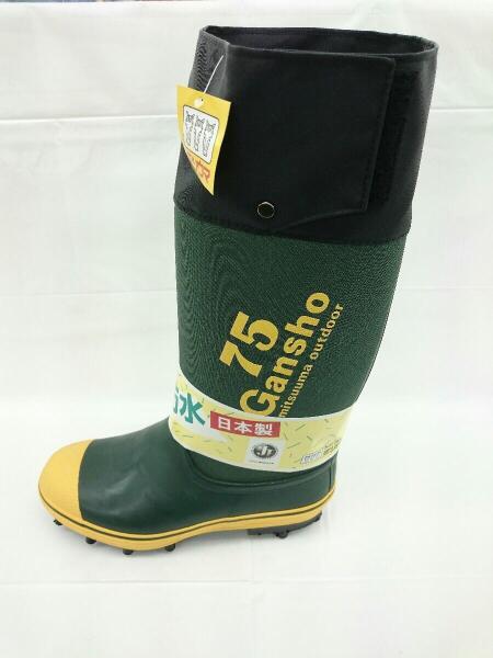 【新品未使用】岩礁75NS スパイク長靴27.0㎝ 新発売 ミツウマ 岩礁SAFETY-EX 安全長靴 セーフティーブーツ ピン