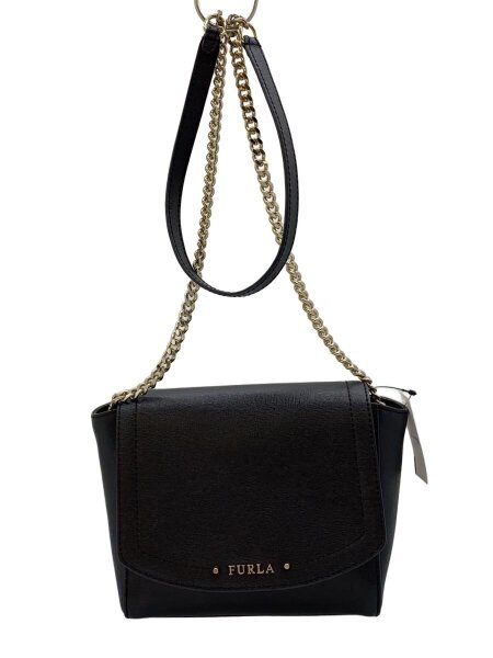 美品】フルラ♡ニューデイジー ショルダーバッグ チェーン レザー 金 