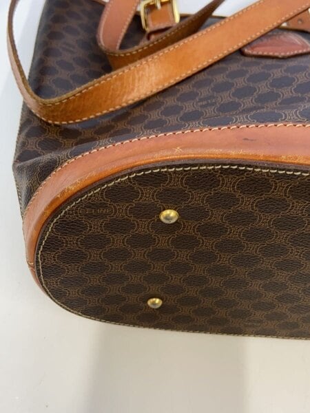 CELINE(セリーヌ) / マカダム柄/トートバッグ/BRW/総柄 | 中古品の販売