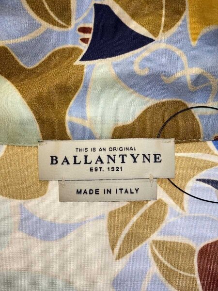 BALLANTYNE(バランタイン) / ノースリーブブラウス/シルク/イエロー/花 