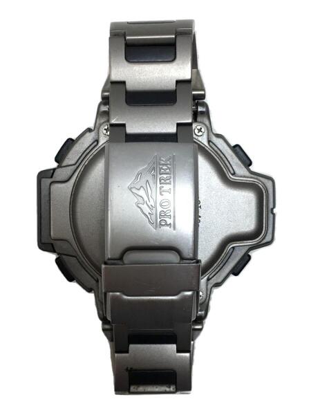 CASIO(カシオ) / PROTREK/PRT-420/クォーツ腕時計/アナログ/GRY/SLV 