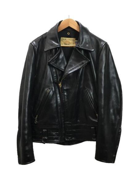 Schott(ショット) / ダブルライダースジャケット/38/馬革/BLK | 古着の