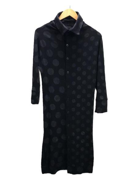 【超希少】 ワイズ Y's ヨウジヤマモト ドットプリントシャツ ボックス 黒 yohjiyamamoto ドット シャツ 超希少】 ワイズ Y's ヨウジヤマモト