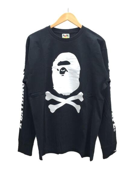 A BATHING APE(アベイシングエイプ) / 長袖Tシャツ/XL/コットン/BLK 