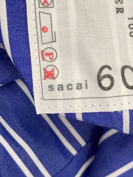 sacai(サカイ) / 半袖ワンピース/1/コットン/22-06037 | 古着の販売 