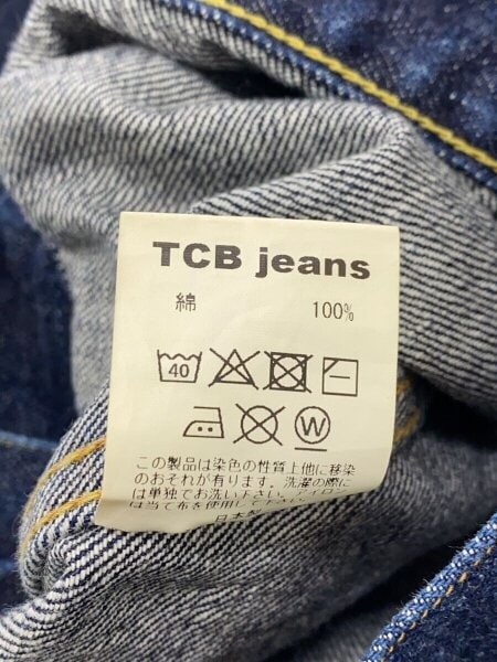 TCBjeans(ティーシービージーンズ) / Gジャン/38/コットン/IDG/無地