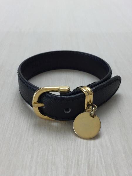 PRADA(プラダ) / バングル/レザー/BLK | 中古品の販売・通販なら 