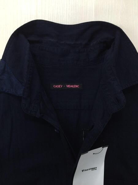 CASEY VIDALENC(ケイシーヴィダレンク) / 長袖シャツ/--/コットン/NVY 