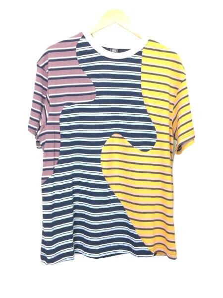 Brain Dead(ブレインデッド) / ORGANIC PANELLED STRIPE TEE/Tシャツ/M 