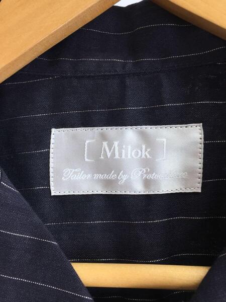 MILOK(ミロック) / 21SS/RESORT SHIRT/オープンカラーシャツ/46/リネン 