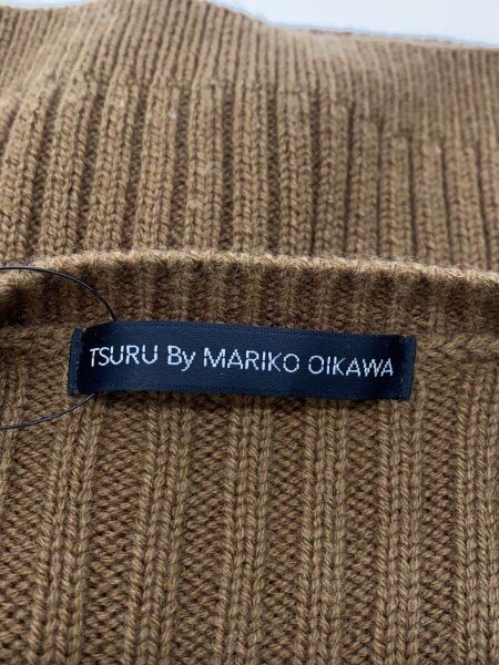 TSURU By MARIKO OIKAWA / ニット・セーター(厚手)/FREE/ウール/BRW/無地/KN-2242540 TSURU By MARIKO OIKAWA(ツルバイマリコオイカワ) / ニット・セーター