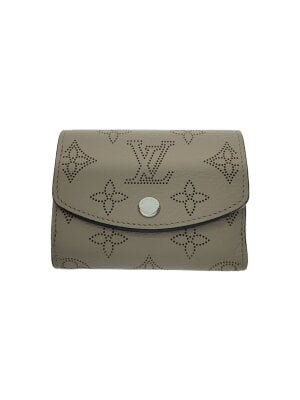 LOUIS VUITTON(ルイヴィトン) / 2つ折り財布/レザー/ベージュ/総柄