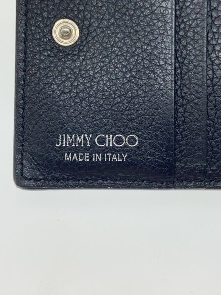 JIMMY CHOO(ジミーチュウ) / 2つ折り財布/レザー/BLK/メンズ | 中古品