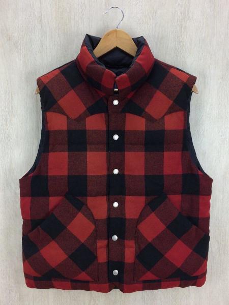 PENDLETON(ペンドルトン) / ダウンベスト/L/ウール/RED/チェック 