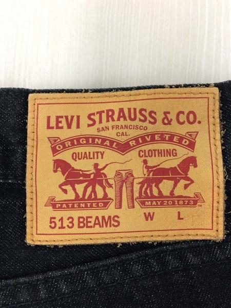 BEAMS(ビームス) / ×Levis/513/ストレートパンツ/ボトム/29/デニム/BLK 
