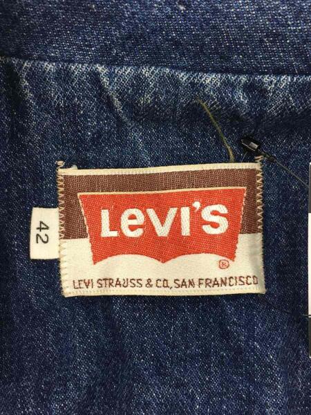 70s リーバイス オレンジタブ デニムテーラードジャケット Levi's(リーバイス) / テーラードジャケット/42/デニム/IDG/無地/70S