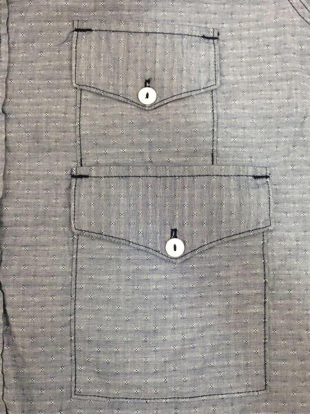 POST OVERALLS(ポストオーバーオールズ) / 半袖シャツ/XL/コットン/IDG 