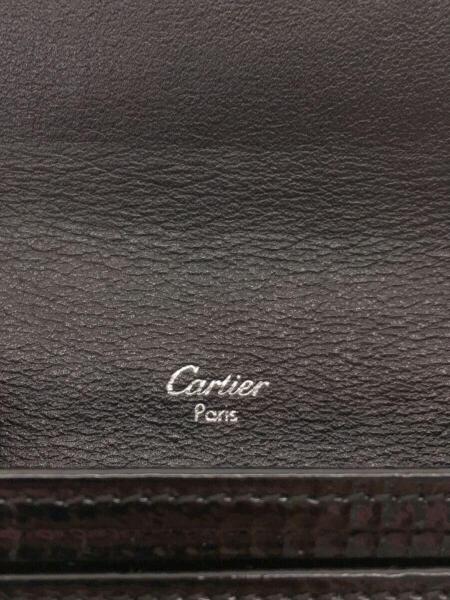 Cartier(カルティエ) / 長財布/エナメル/BLK/総柄/レディースL3001284