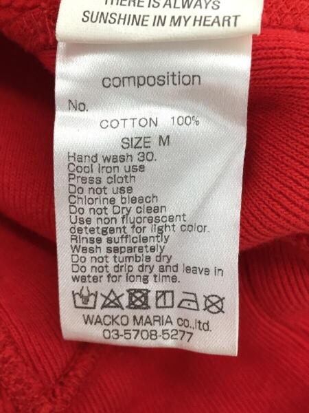 WACKO MARIA(ワコマリア) / パーカー/M/コットン/RED/無地/THE GUILTY