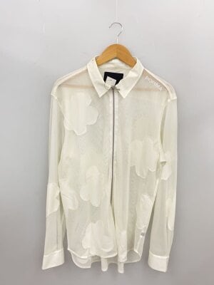 その他ブランド / French Vintage/フレンチアンティーク/長袖シャツ/リネン/ホワイト/無地// その他ブランド(ソノタブランド) / French Vintage/フレンチ