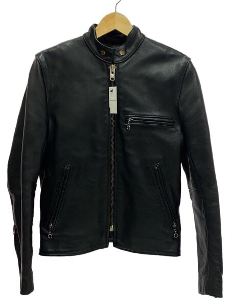 VANSON(バンソン) / レザージャケット・ブルゾン/34/レザー/BLK | 古着 