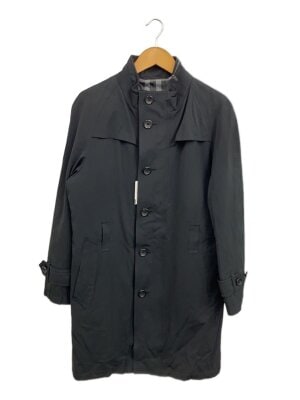 バーバリーロンドン/FD-257-002-09/コート/7/ポリエステル/BLK/無地