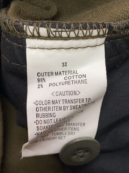 STUSSY(ステューシー) / ストレートパンツ/32/コットン/KHK/無地