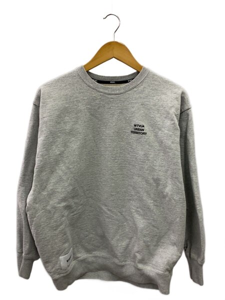 WTAPS(ダブルタップス) / スウェット/2/コットン/GRY/無地/251ATDT
