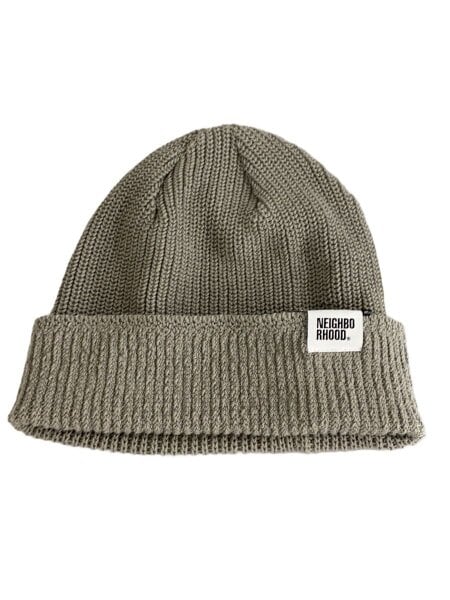 neighborhoodニットキャップ NEIGHBORHOOD(ネイバーフッド) / ニットキャップ/FREE/コットン/GRY