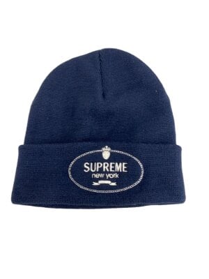 Supreme(シュプリーム) / ニットキャップ/--/アクリル/NVY/花柄/メンズ