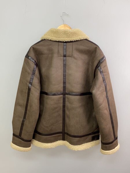 ALPHA INDUSTRIES / レザージャケット・ブルゾン/XL/フェイクレザー/BRW/TA1458-168 ALPHA INDUSTRIES(アルファインダストリーズ) / レザージャケット