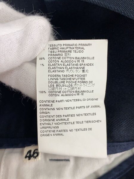 MARNI / ボトム/46/コットン/NVY/M05KA0009 MARNI([イリョウ/フクショク]マルニ) / ボトム/46/コットン/NVY