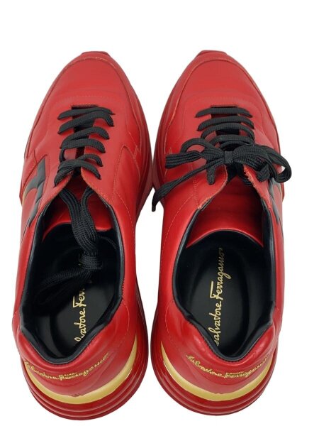 Salvatore Ferragamo / ローカットスニーカー/US8/RED// Salvatore Ferragamo(サルヴァトーレフェラガモ) / ローカット