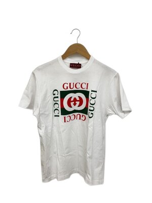 GUCCI グッチ ヴィンテージ Tシャツ 中古・古着通販】GUCCI (グッチ) ヴィンテージロゴTシャツ ホワイト