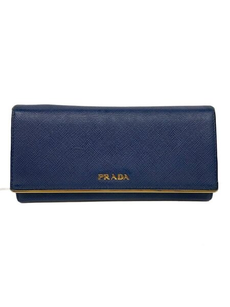 PRADA(プラダ) / 長財布/レザー/BLU/レディース | 中古品の販売・通販 