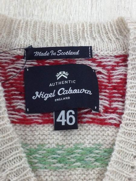Nigel Cabourn(ナイジェルケーボン) / ニットベスト(薄手)/46/ウール 