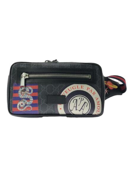 GUCCI(グッチ) / ウエストバッグ/PVC/GRY/GGスプリーム/474293 