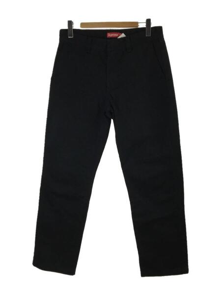 Supreme / ストレートパンツ/32/コットン/BLK/無地 Supreme(シュプリーム) / ストレートパンツ/32/コットン/BLK | 古着の