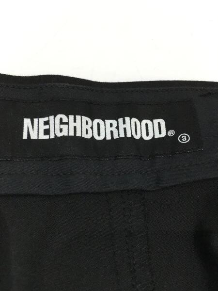 NEIGHBORHOOD(ネイバーフッド) / スラックスパンツ/M/ポリエステル/BLK