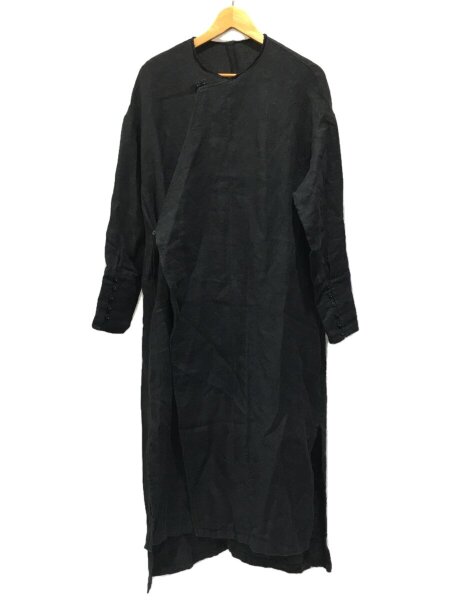 Little Suzie(リトルスージー) / 長袖ワンピース/one/リネン/BLK/無地