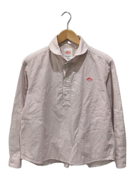 DANTON(ダントン) / 長袖シャツ/34/コットン/RED/ストライプ/19S-WS 