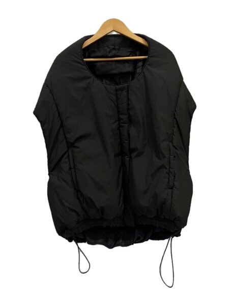 MARINE SERRE(マリーンセル) / ベスト/S/ポリエステル/ブラック/無地  