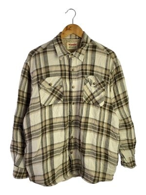 Wrangler ラングラー　 長袖シャツ　カモフラ　リアルリーフ柄　ベージュ 古着 ラングラー Wrangler PRO GEAR 迷彩柄 リアルツリーカモ 長袖